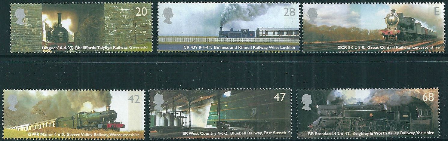 2004 GB - SG2417-22 Classic Locomotives Set (6) MNH
